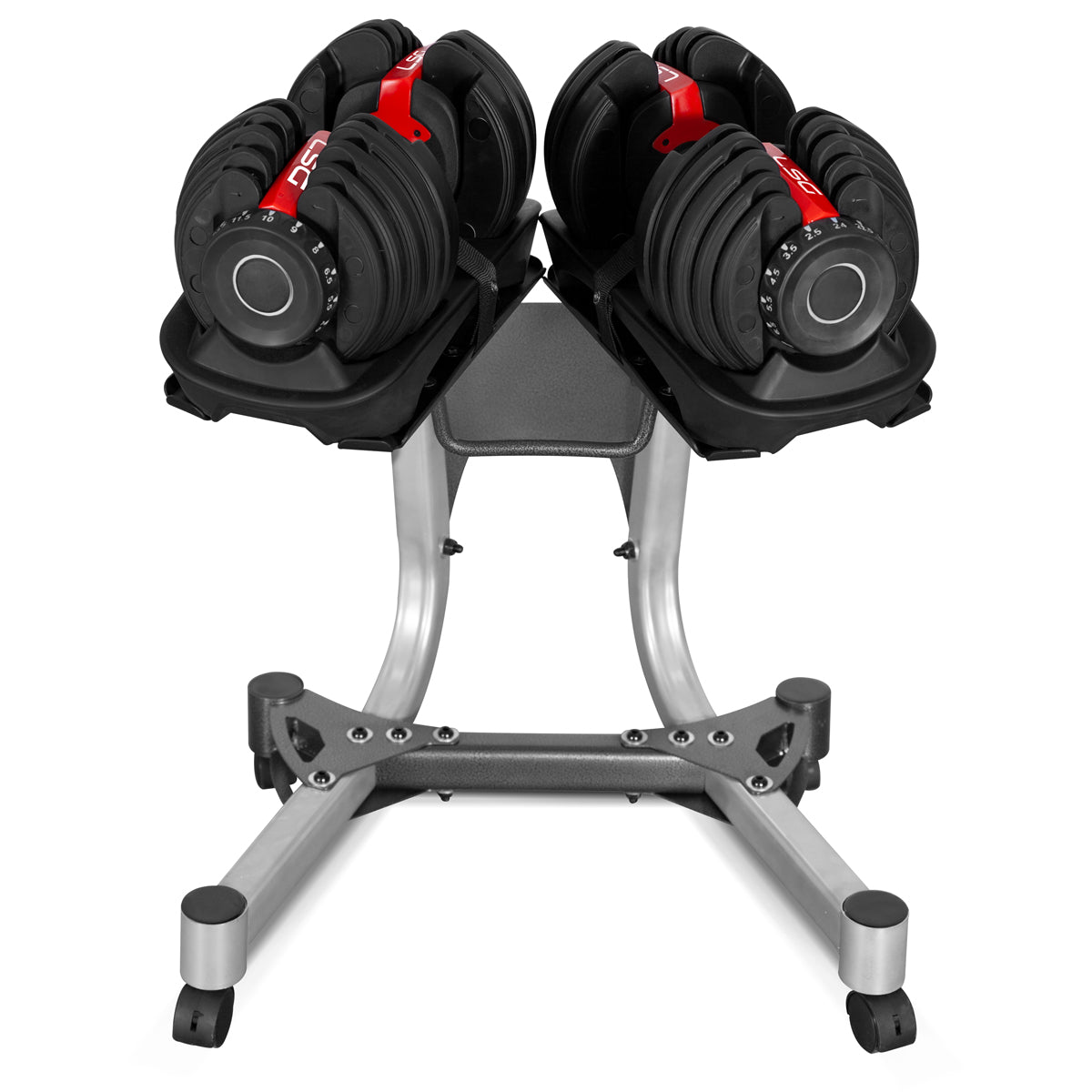 LSG V1 Adjustable Dumbbells 48kg (Pairs) with Stand LSG Fitness