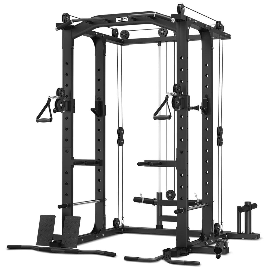 GRK-100 6-in-1 Multifunction Home Gym/Power Rack with Cable Crossover