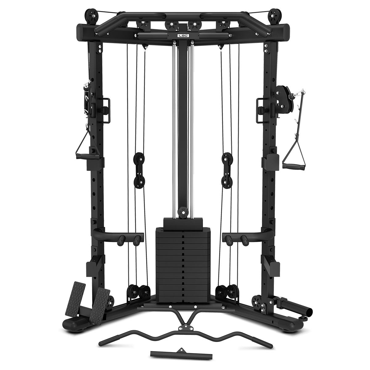 LSG GRK-110 Space Saving Multi Function Rack with 73kg Cable Crossover ...