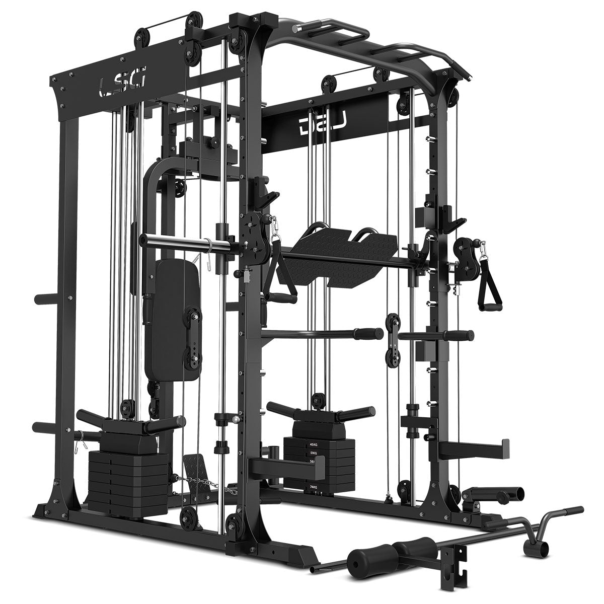 LSG GRK200 10-in-1 Home Gym Station, Power Rack, Smith Machine and ...