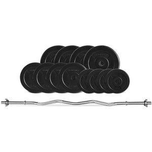 40kg Curl bar Weight Plate Set