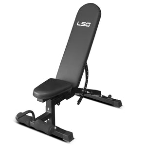 GBN-006 14-Level FID Exercise Bench + Dumbbell & Curl Bar 84kg Weight Package